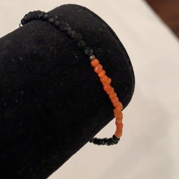 💐5/25 Sterling silver clasp delicate small seed bead delicate bracelet - Picture 3 of 6